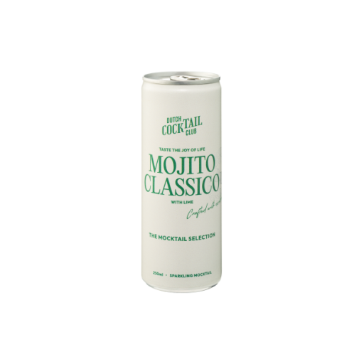 DUTCH COCKTAIL CLUB  MOCKTAIL MOJITO BLIK - 12X25
